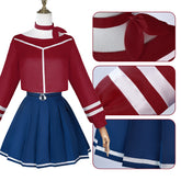 NEATMOA MiSide Mita Cosplay Costume Anime Outfit for Halloween, Comic Con, and Cosplay Parties